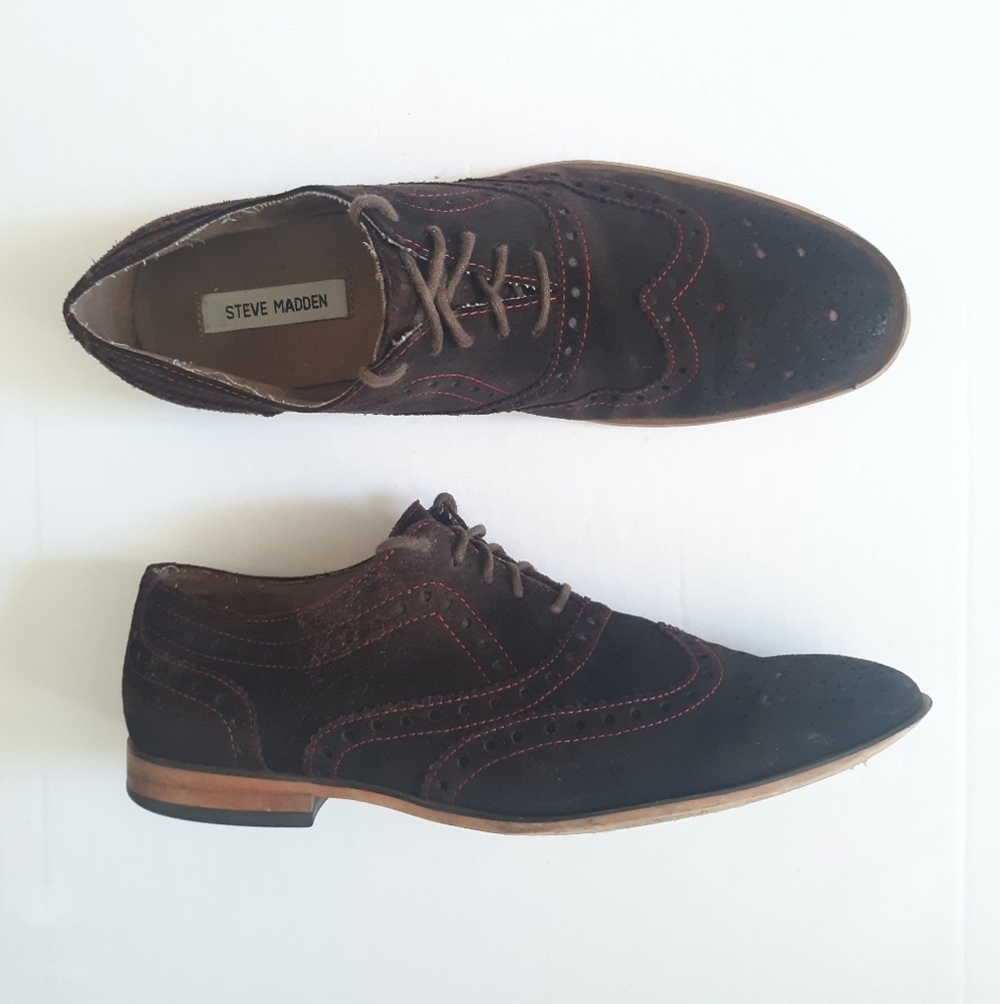 Steve Madden Suede Leather Oxford Wakken